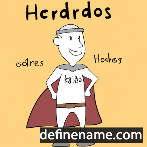 cartoon of the name Heroides