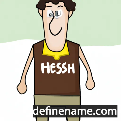 cartoon of the name Hersh