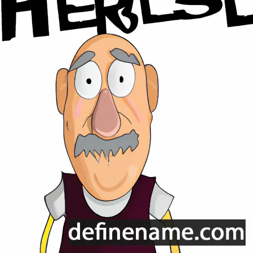 cartoon of the name Hershel