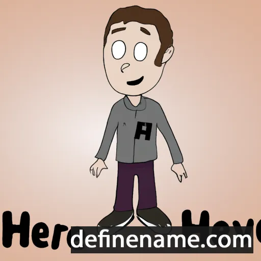 cartoon of the name Hervé