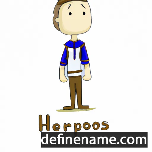 cartoon of the name Hesperos