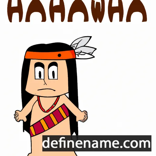 Hiawatha cartoon