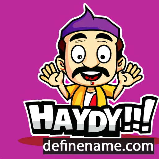 cartoon of the name Hidayat