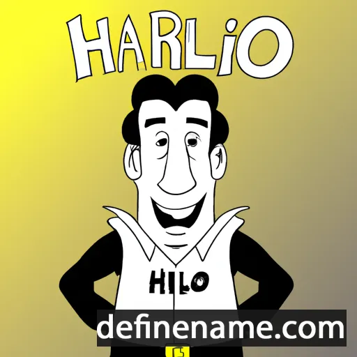 cartoon of the name Hilario