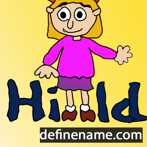 cartoon of the name Hild