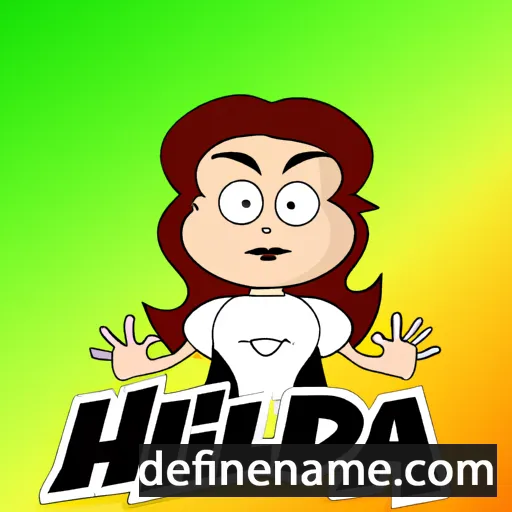 cartoon of the name Hilda