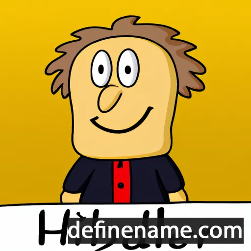 cartoon of the name Hildebert