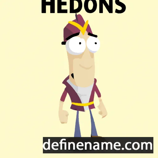 cartoon of the name Hildefons