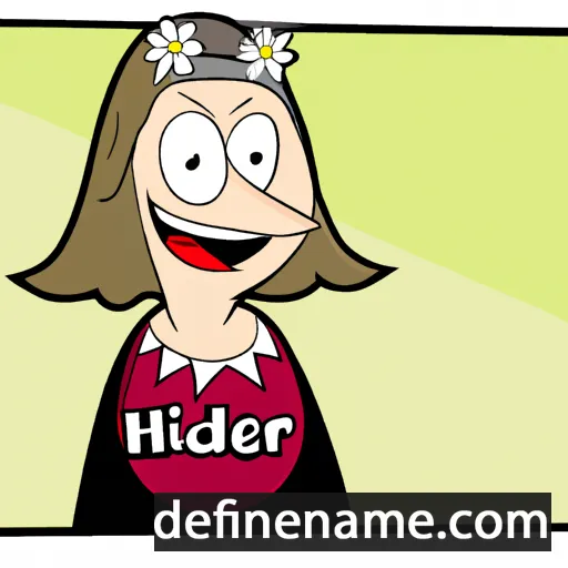 cartoon of the name Hildegard