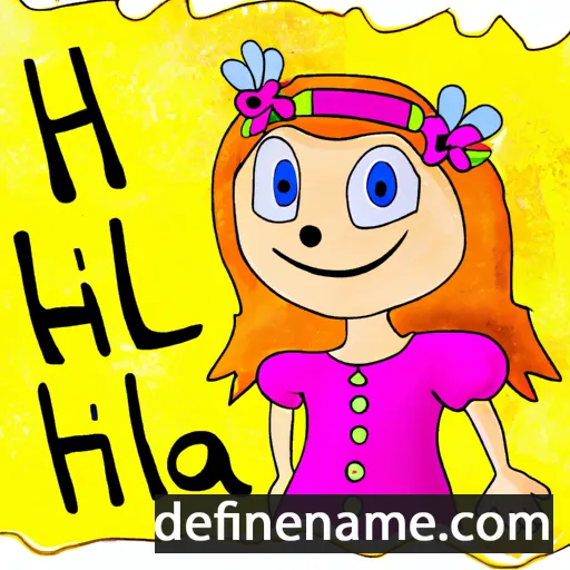 Hilja cartoon