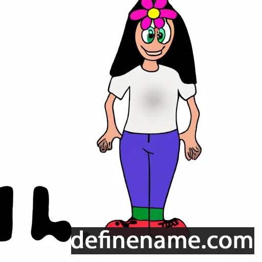 cartoon of the name Hilla