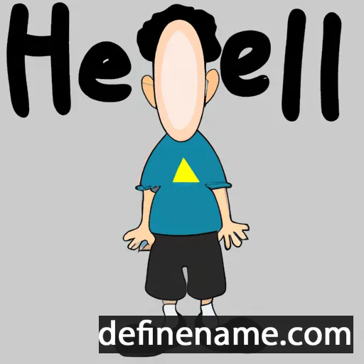 cartoon of the name Hillel