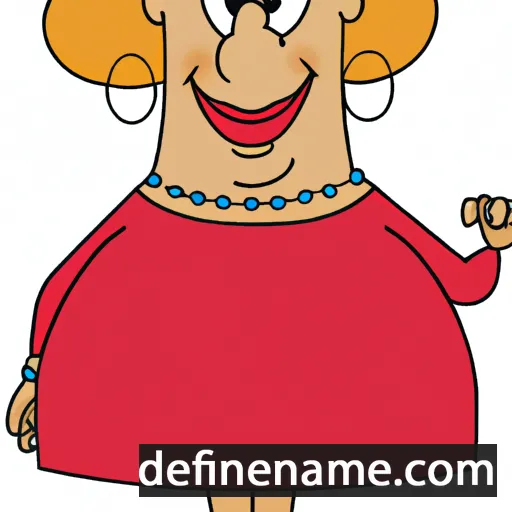 cartoon of the name Hilma