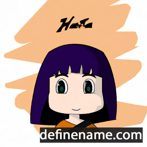 cartoon of the name Hinata