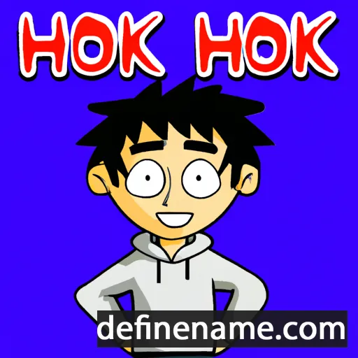 cartoon of the name Hiroki