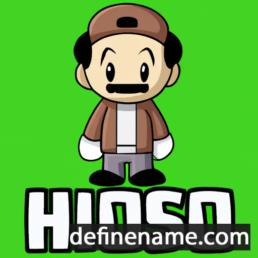 cartoon of the name Hiroshi