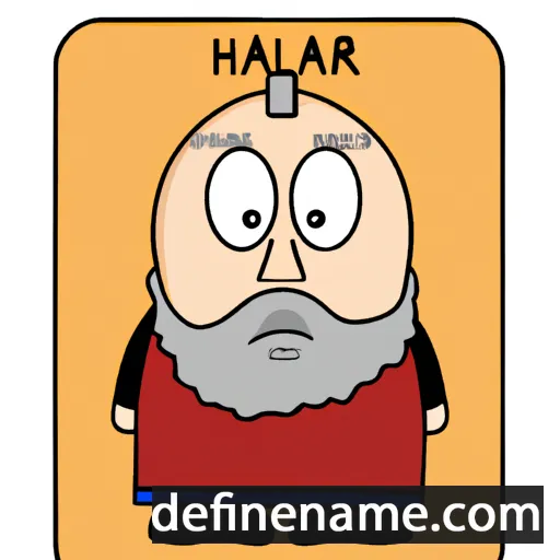 cartoon of the name Hjálmar