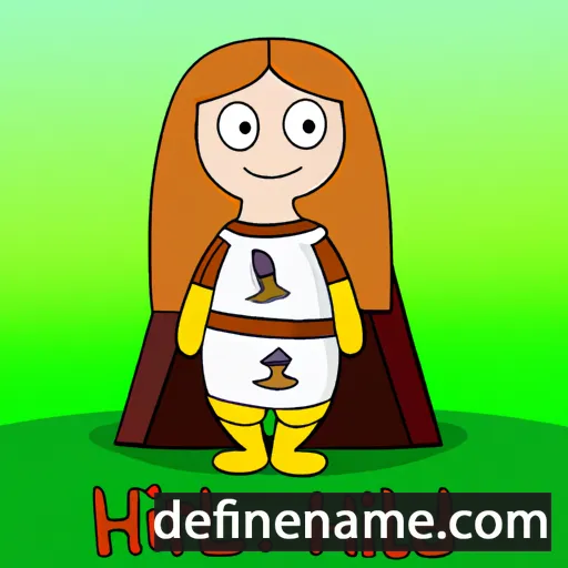 cartoon of the name Hólmfríðr