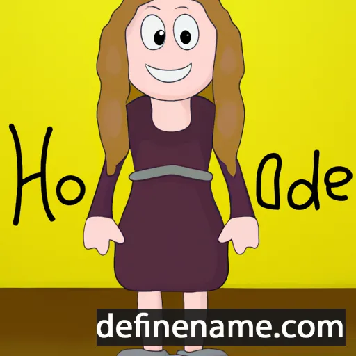 cartoon of the name Hodel