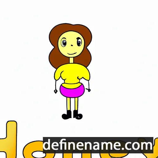 cartoon of the name Honey