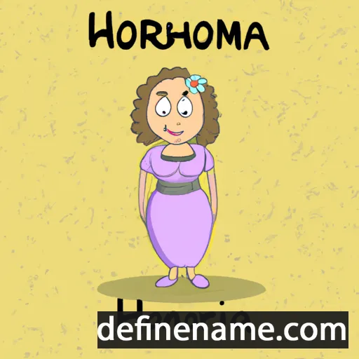 cartoon of the name Honorina