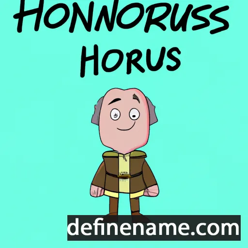 cartoon of the name Honorinus