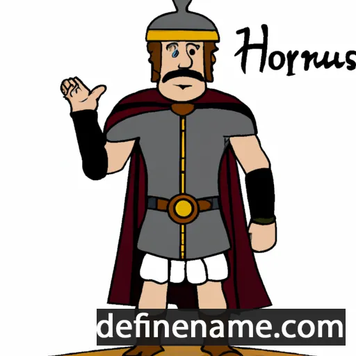 cartoon of the name Honorius