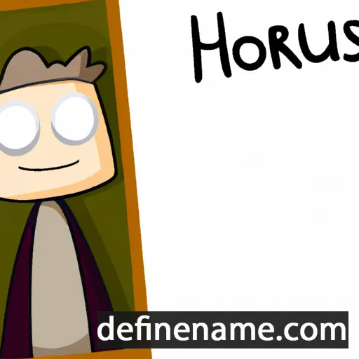 cartoon of the name Horatius