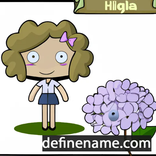 cartoon of the name Hortensia