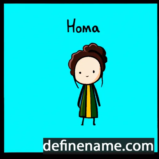 cartoon of the name Hosanna