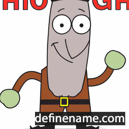 cartoon of the name Hourig