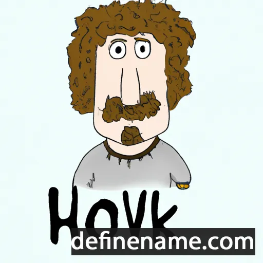 cartoon of the name Hovik