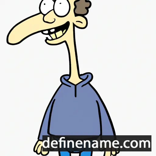 cartoon of the name Howie