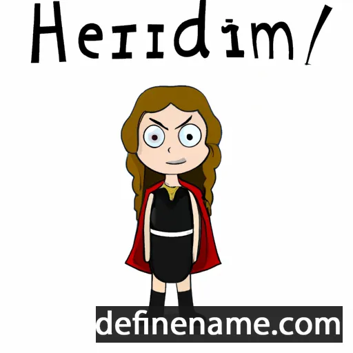 Hreiðunn cartoon