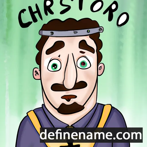 cartoon of the name Hristofor