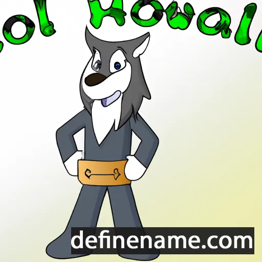 cartoon of the name Hrōþiwulfaz