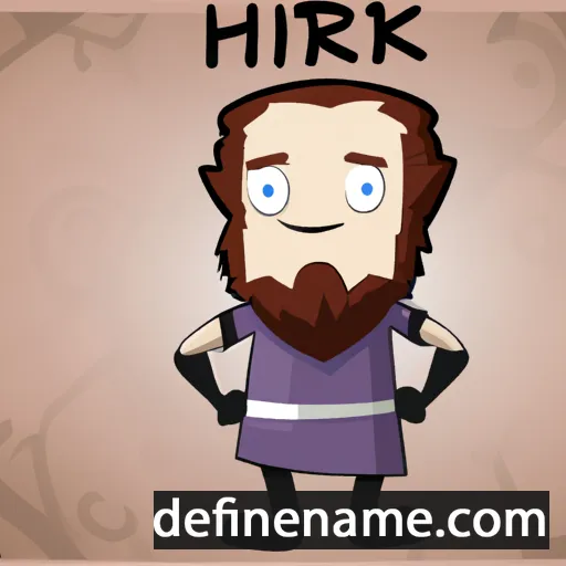 cartoon of the name Hrǿríkr