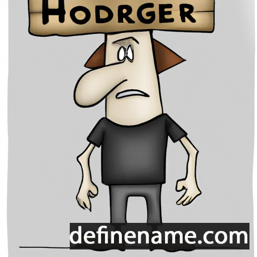 cartoon of the name Hrodger