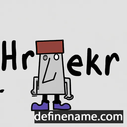 cartoon of the name Hrœrekr