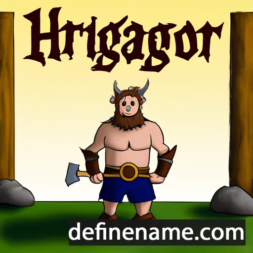 cartoon of the name Hrothgar