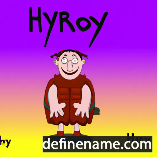 cartoon of the name Hryhoriy