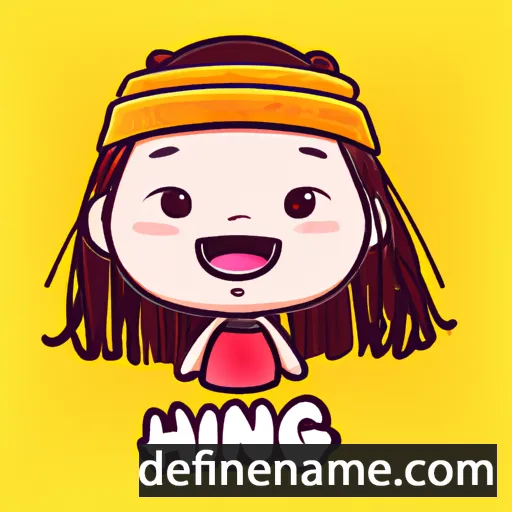 cartoon of the name Hương