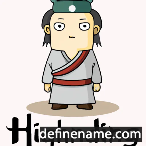 cartoon of the name Huangdi