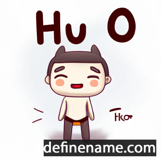 cartoon of the name Huệ