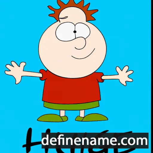 cartoon of the name Hughie