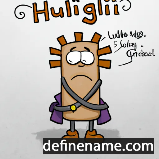 cartoon of the name Hugleikr