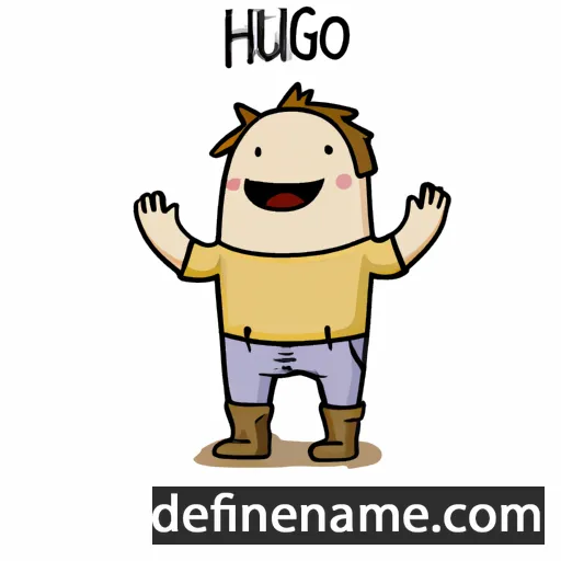 cartoon of the name Hugo