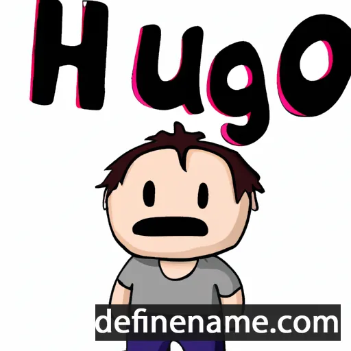 cartoon of the name Huguo