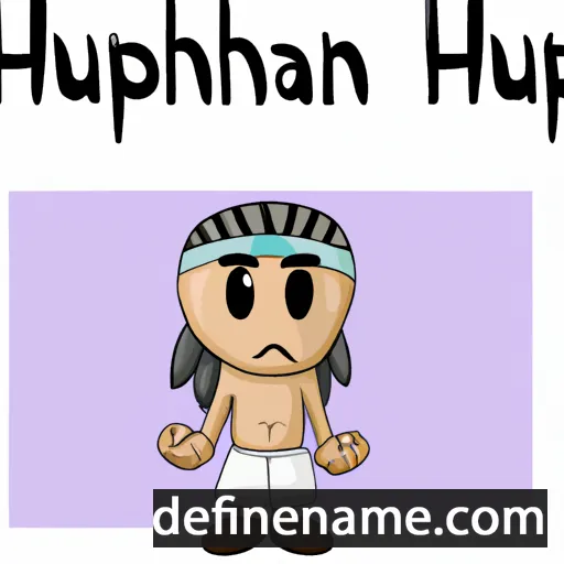 cartoon of the name Hunahpu