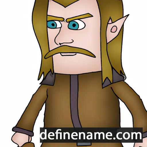 cartoon of the name Hunfrid